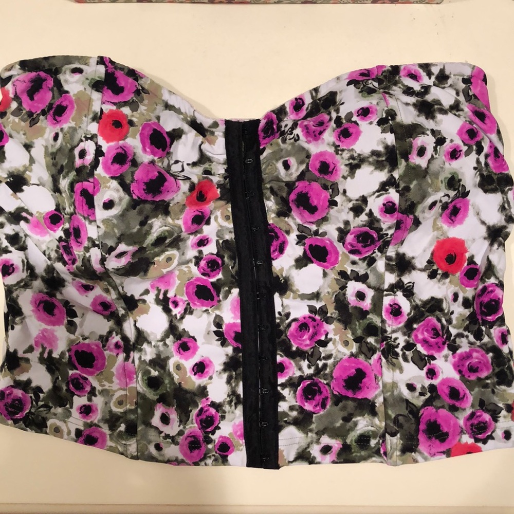 Seafolly floral swim top